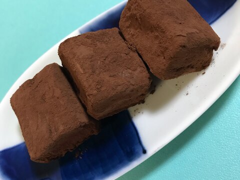 材料３つだけ！分量も簡単 ★生チョコ★